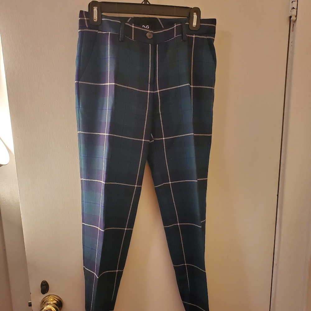 Dolce & Gabbana plaid pant D&G